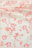 108cm Width x 95cm Length Premium Floral Jacquard and Print Strip Cotton Fabric