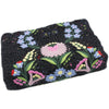 120cm Width x 95cm Length Luxury Colorful Flower Embroidery Water Soluble Chemical Lace Fabric