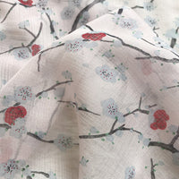 148cm Width x 95cm Length Abstract  Floral Print Fabric