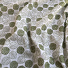 140cm Width x 95cm Length Premium Vintage Leaf Embroidery Ramie Cotton Fabric