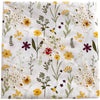 125cm Width x 95cm Length Premium Eyelet Hollow-out Botanical Branch Floral Print and Embroidery Cotton Fabric