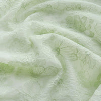 140cm Width x 95cm Length Premium Solid Color Cotton Yarn Floral  Embroidery Lace Fabric