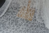 150cm Width Premium Hollow-out Abstract Floral Embroidery Eyelash Lace Fabric