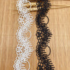 18 Yards x 4.5cm Width Eyelet Floral Embroidery Polyester Thread Tassel-like Lace Ribbon Lace Tape