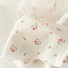 150cm Width Rose Floral Print with 3D Leaf Cotton Fabric by the Yard