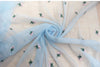150cm Width x 95cm Length Premium Floral Embroidery Chiffon Lace Fabric