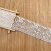 18 Yards x 4.5cm Width Eyelet Floral Embroidery Polyester Thread Lace Ribbon Lace Tape