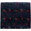 130cm Width x 95cm Length Premium Embroidery Black Lace Fabric width Red Flowers