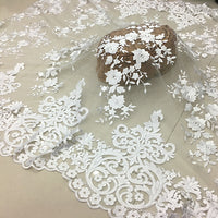 140cm Width x 95cm Length Premium Floral Wedding Bridal Lace