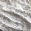 98cm Width  Silk Georgette Floral  Embroidery Lace Fabric by the Yard