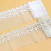 3 Yards of 4 inches Width Soft Embroidery Frill Tulle Lace Trim