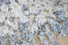 幅150cm×長さ95cm プレミアム立体つる花刺繍 オーガンジー レース生地 生地