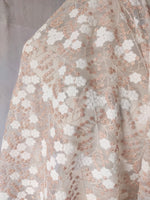 130cm Width x 95cm Length  2021 New Arrival Premium Branch Floral Embroidery Lace Fabric
