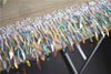 12cm Width x 95cm Length Premium Beautiful Sequin and Willow leaf  Tassel Lace