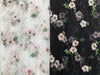 130cm Width x 90cm Length  Leaf Floral Embroidery Lace Fabric