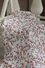 145cm Width Length Vivid Vine Floral Pattern Print Cotton Fabric by the Yard
