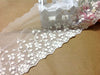 3 Yards of 15cm Width Vintage Leaf Embroidery Lace Fabric Trim