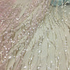 135cm Width x 95cm Length Premium Vintage Botanical Embroidery Lace Fabric