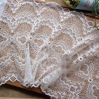 3 Yards of 9” Width Premium Lace Fabric Trim