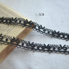 5 Yards of 1.5cm Width Bow Pattern Embroidery Sewing Lace Embellishment Ribbon