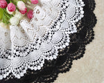 2 Yards of 11cm Width Premium Vintage Embroidered Sewing Lace Embellishment
