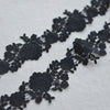 2 Yards of Premium Floral Embroidery Sewing Embellishment Lace Ribbon