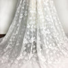 120cm Width x 95cm Length Abstract Dandelion Floral Embroidery Lace Fabric