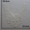 29cm x 32cm All-match Hollow-out Petal Floral Embroidery Lace Motif
