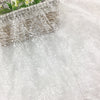 130cm Width x 90cm Length Premium Seaweed Embroidery Lace Fabric Wedding Lace Fabric