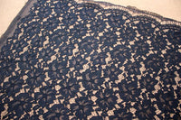 1.5 Meter x 1.5 Meter Poppy Floral Lace Fabric
