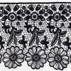 2 Yards of 30cm Width Hollow Out Cotton Sunflowers Embroidered Lace Fabric