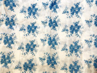 49” Width Floral Branch Embroidery Cotton Fabric by The Yard