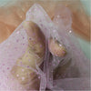 59” Width Glittering Mesh Sequins Foil Tulle Lace Fabric by the Yard