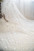 145cm Width x 95cm Length Premium Wedding Bridal Lace Star Clusters Lace Fabric