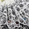 2 Yards of 30cm Width Hollow Out Cotton Sunflowers Embroidered Lace Fabric