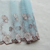 3 Yards of 16cm Width Floral Embroidery Lace Fabric Trim