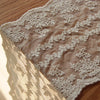 3 Yards of 17cm Width Symmetrical Floral Embroidery Lace Trim