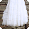 70cm Width Pleated Tiered Skirt Lace Fabric by The Yard