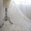 145cm Width x 95cm Length Premium Wedding Bridal Lace Star Clusters Lace Fabric