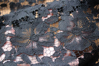 1.5 Meter x 1.5 Meter Poppy Floral Lace Fabric