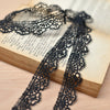 4 Yards of 2.5cm Width Vintage Floral Embroidery Lace Trim Sewing Embellishment