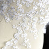 2PCS Wedding Bridal Veil Floral Applique 54x28cm