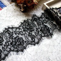 3 Yards of 13.5cm Width Premium Eyelash Lace Trim