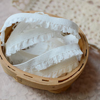 10 Yards of Nylon Stretch Ruffle Lace Embellishment Ribbon