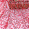 145cm Width x 95cm Length Romantic Branch Flower Embroidery Lace Fabric