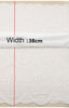 53 inches Width Symmetrical Cut Out Floral Embroidery Eyelet Fabric by The Yard