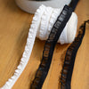 10 Yards of Nylon Stretch Ruffle Lace Embellishment Ribbon