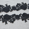 2 Yards of Premium Floral Embroidery Sewing Embellishment Lace Ribbon