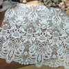 45cm Width x 180cm Length Classical Water Soluble Floral Embroidery Lace Fabric Trim