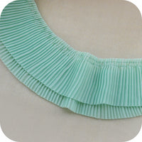 3 Yards of 6.5cm Width Pleat Chiffon Fabric Lace